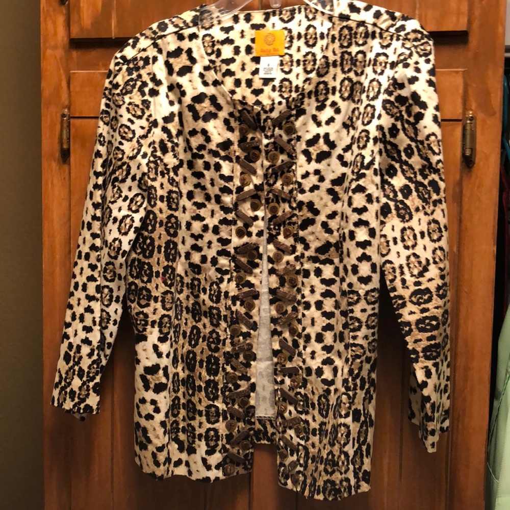 NWT Ruby Road Leopard Jacket